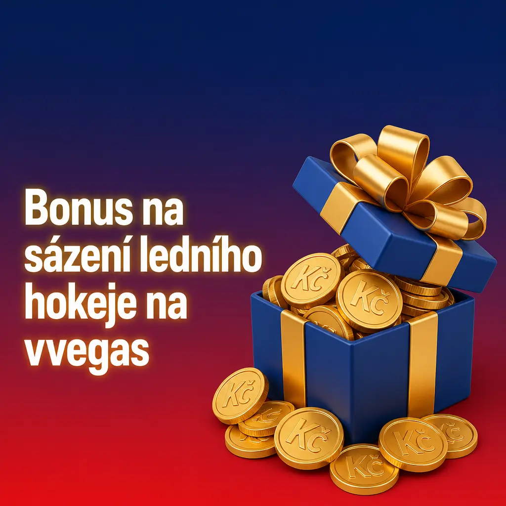Uvítací bonus 100 % do 5 000 Kč na vvegas pro sázení na lední hokej, NHL, KHL i extraligu.