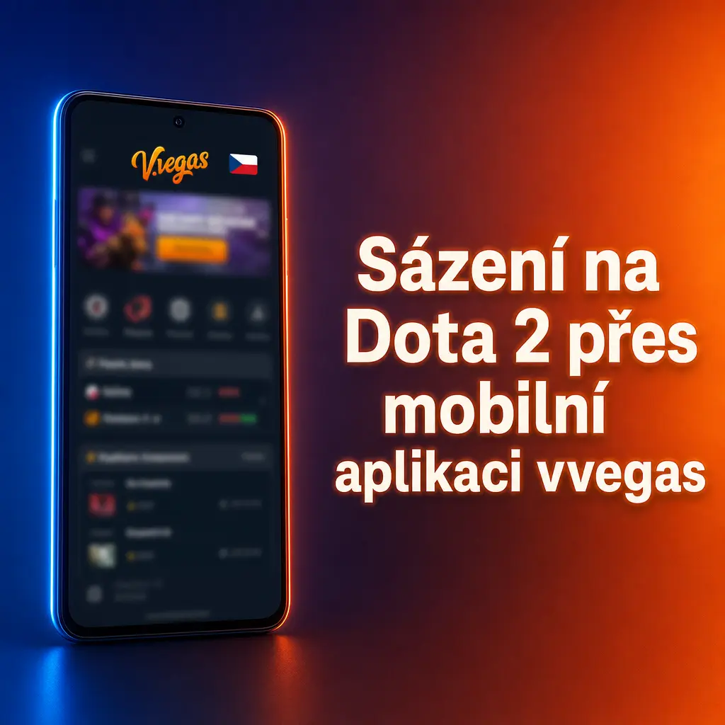 Mobilní aplikace vvegas pro sázení na Dota 2 s živými kurzy a sledováním zápasů v reálném čase