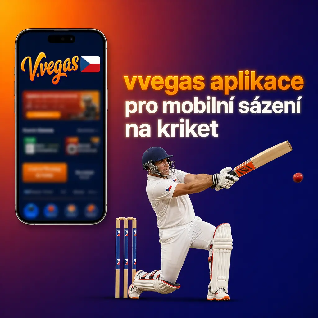 Mobilní aplikace vvegas pro sázení na kriket – živé kurzy, IPL, Big Bash i testy přímo v telefonu
