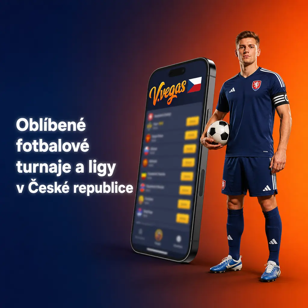 Přehled oblíbených fotbalových turnajů a lig pro sázení na vvegas, včetně Chance Ligy a Premier League