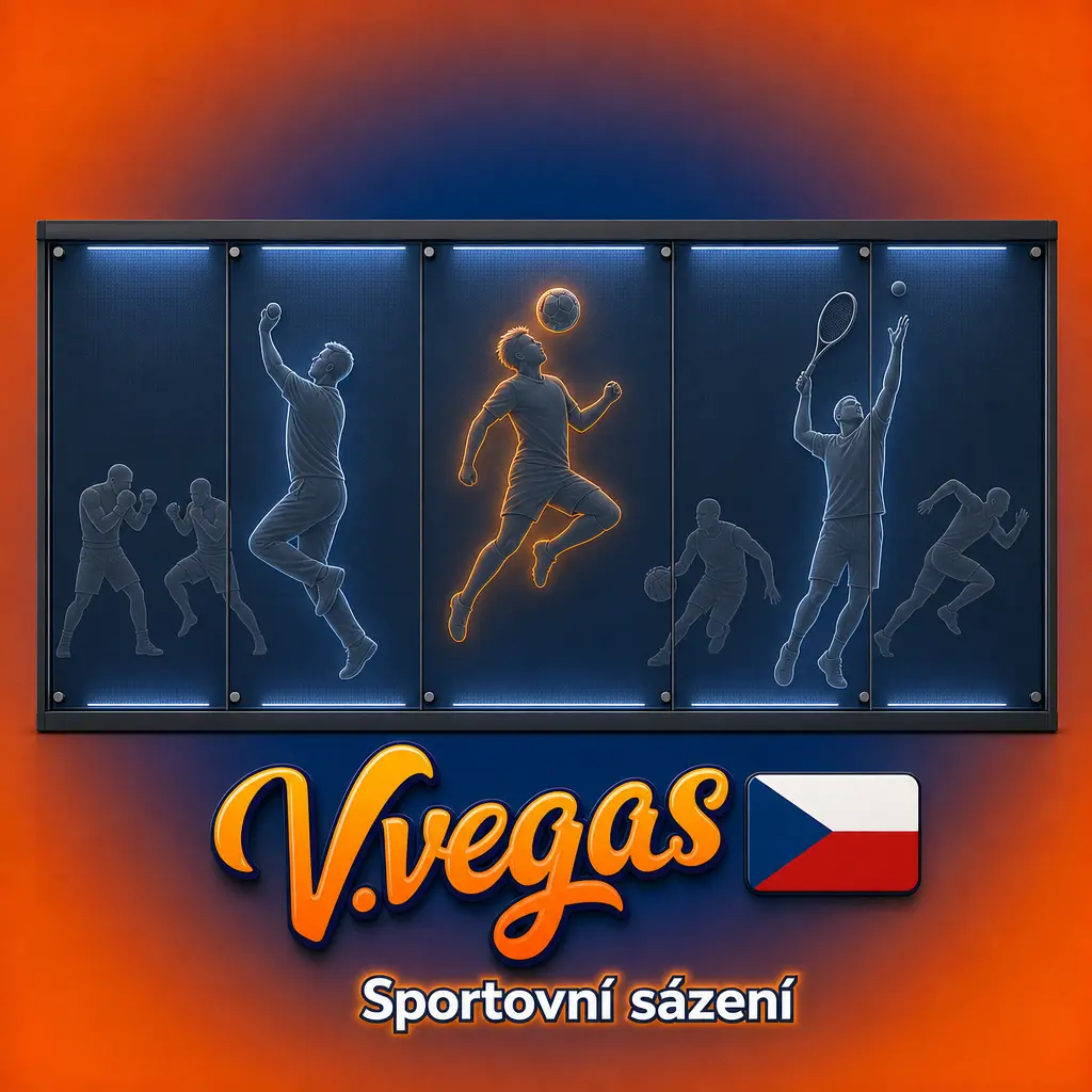 Sportovní sázení na vvegas – nabídka přes 30 sportů včetně fotbalu, hokeje, tenisu a esportu