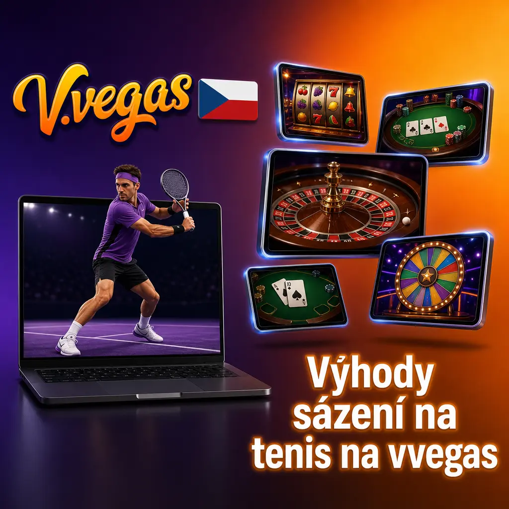 Výhody sázení na tenis na vvegas: živé kurzy, přes 40 trhů na zápas a Cash Out funkce